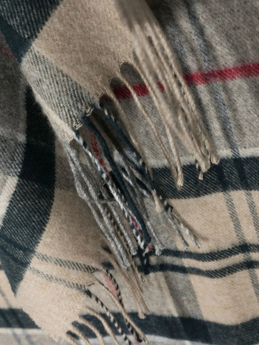Barbour Barbour Tartan Check-pattern Scarf, view 3
