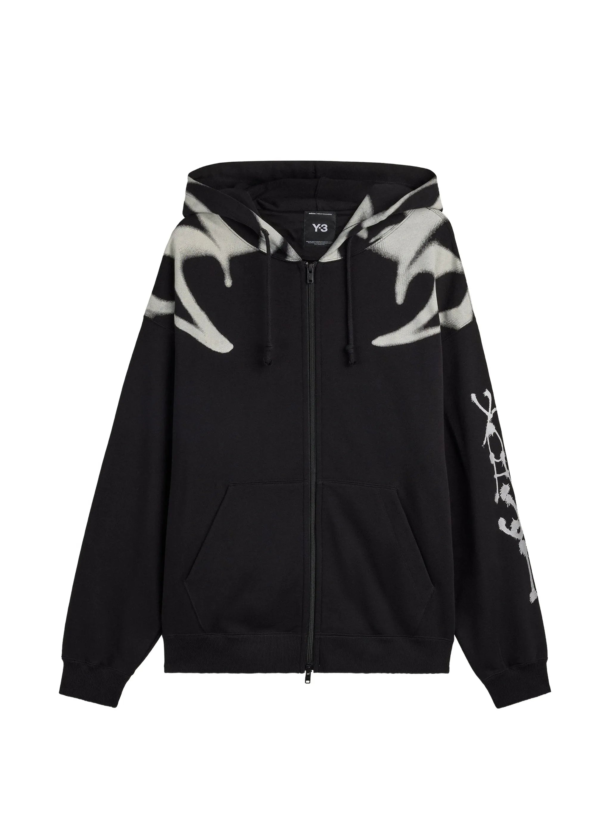 Y-3 Y-3 Yaksha Graphic Zip-up Hoodie
