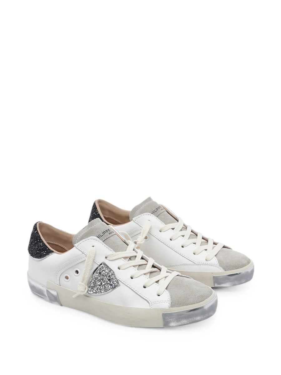 Philippe Model Philippe Model Prsx Glitter-detail Sneakers, view 3