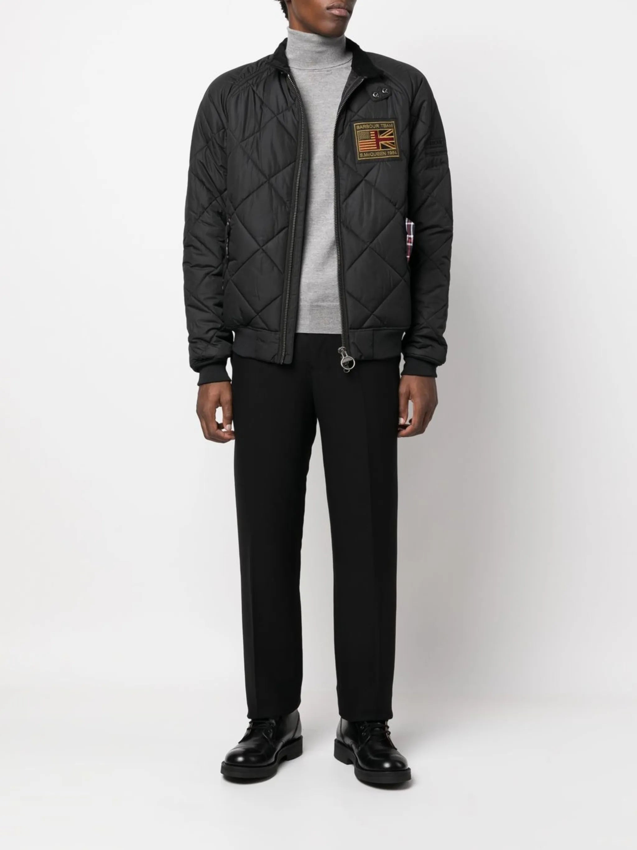 Barbour Barbour Logo-patch Quilted Jacket, view 2