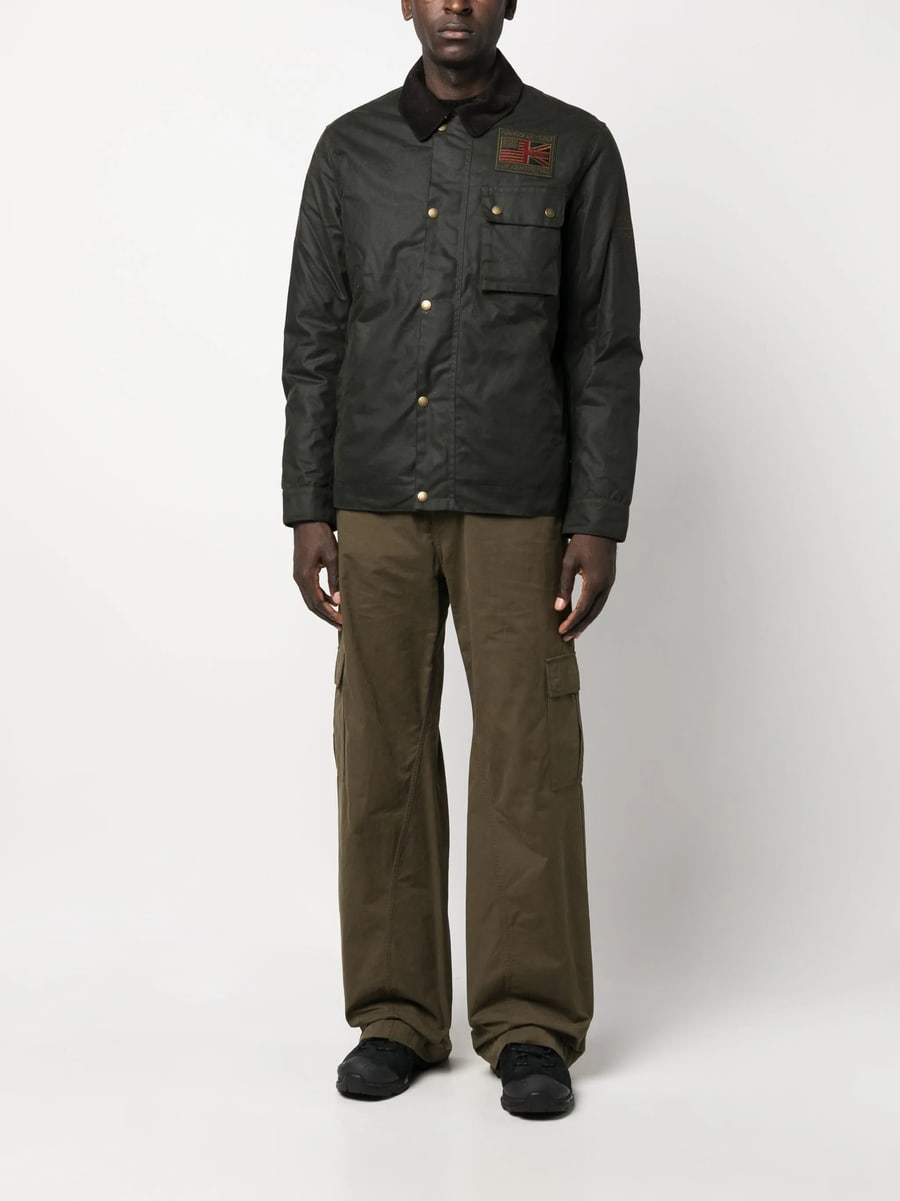 Barbour Barbour B.Intl Steve McQueen Wax Jacket, view 2