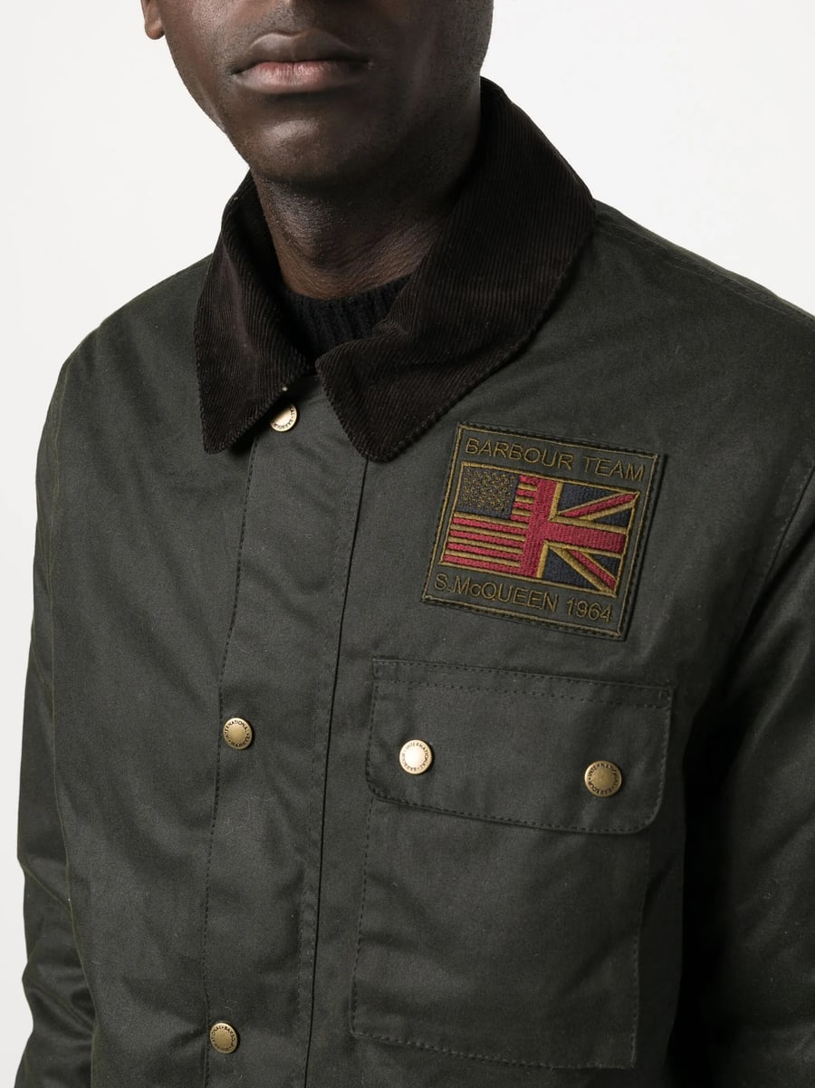 Barbour Barbour B.Intl Steve McQueen Wax Jacket, view 5