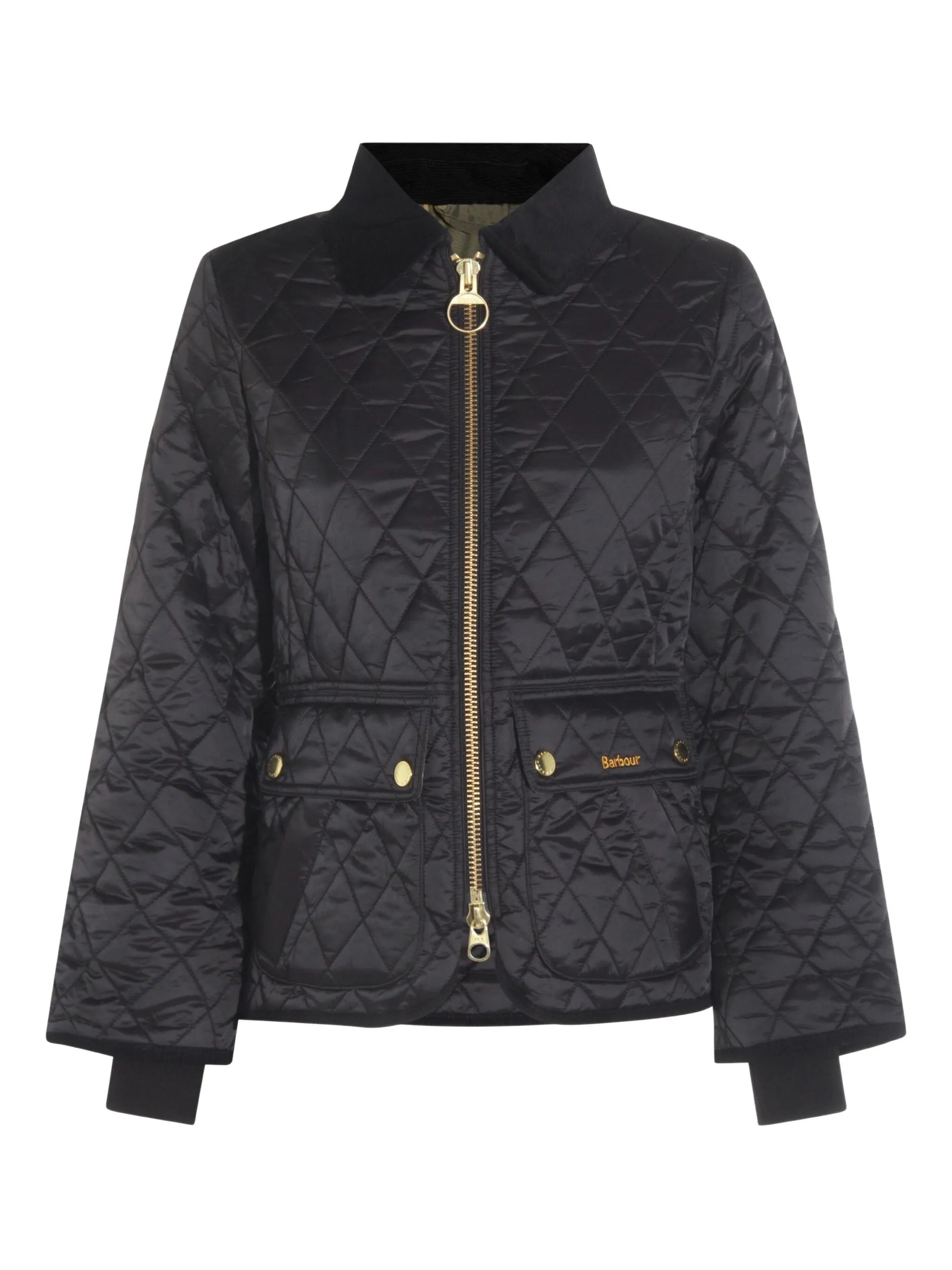 Barbour Barbour Diamond-quilted Zip-front Coat