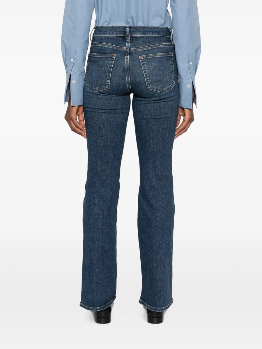 Frame Frame The Rodeo Washed Flared Denim Jeans, view 2