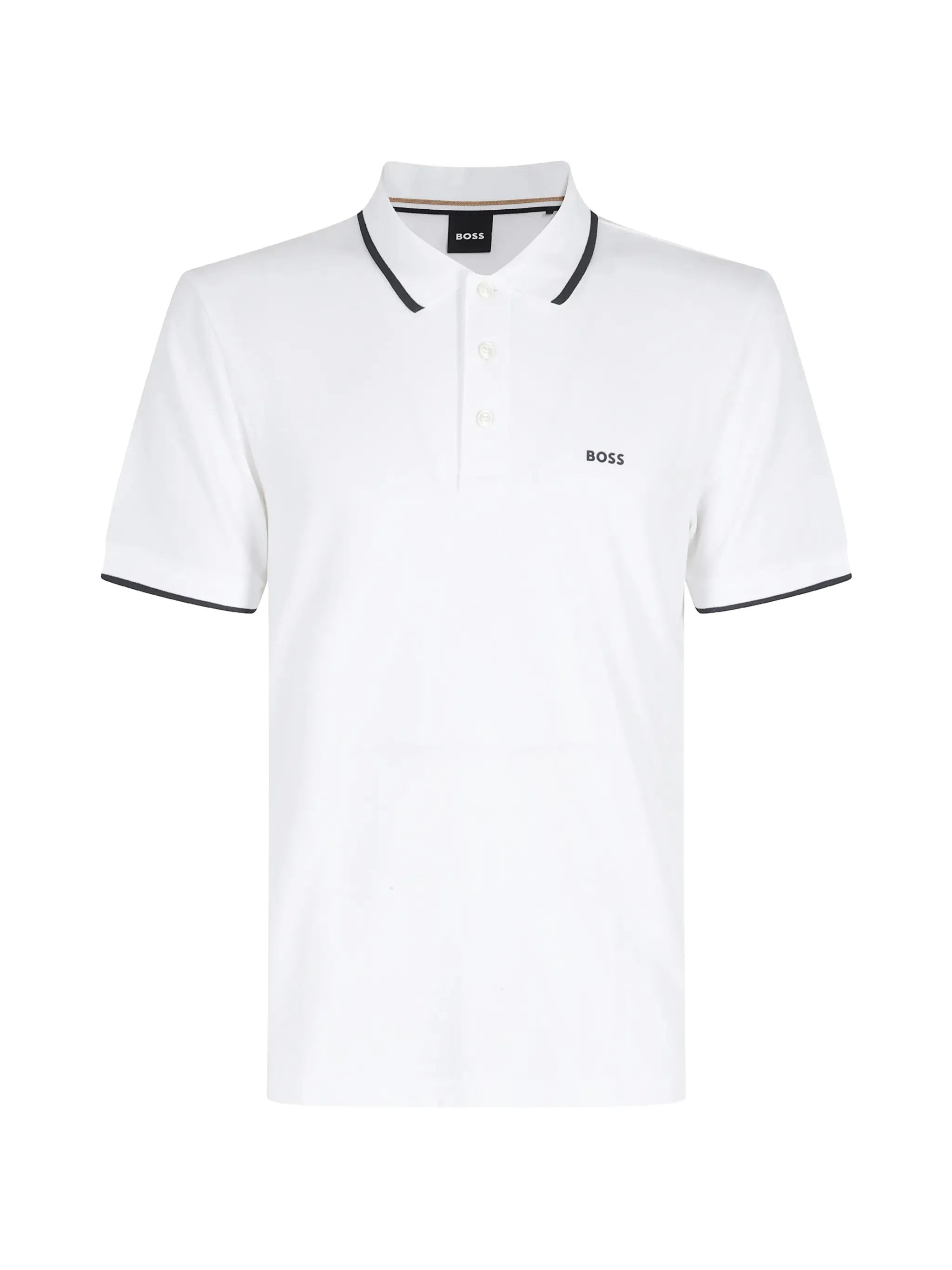 Boss Boss Logo-rubberised Cotton Polo Shirt