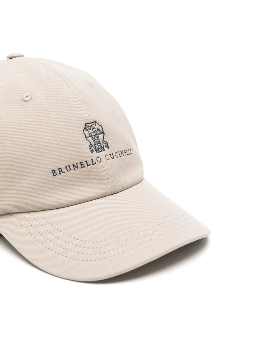 Brunello Cucinelli Brunello Cucinelli Logo-embroidered Baseball Cap, view 3