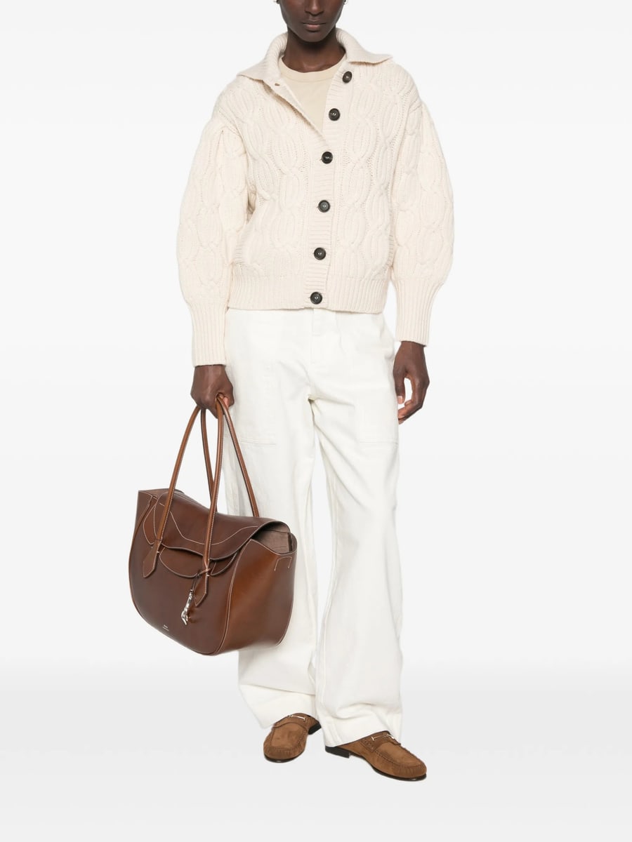 Brunello Cucinelli Brunello Cucinelli Cable-knit Cardigan, view 5
