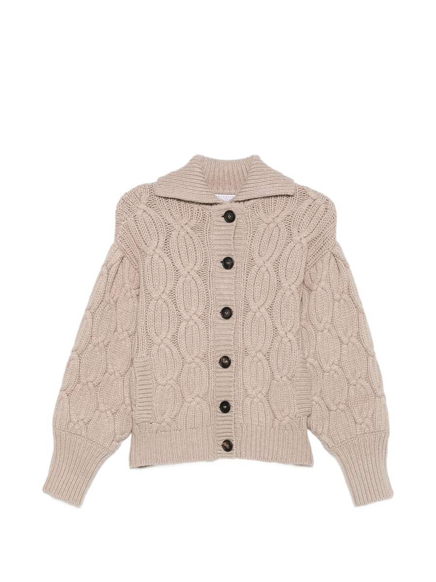 Brunello Cucinelli Brunello Cucinelli Cable-knit Button-up Cardigan