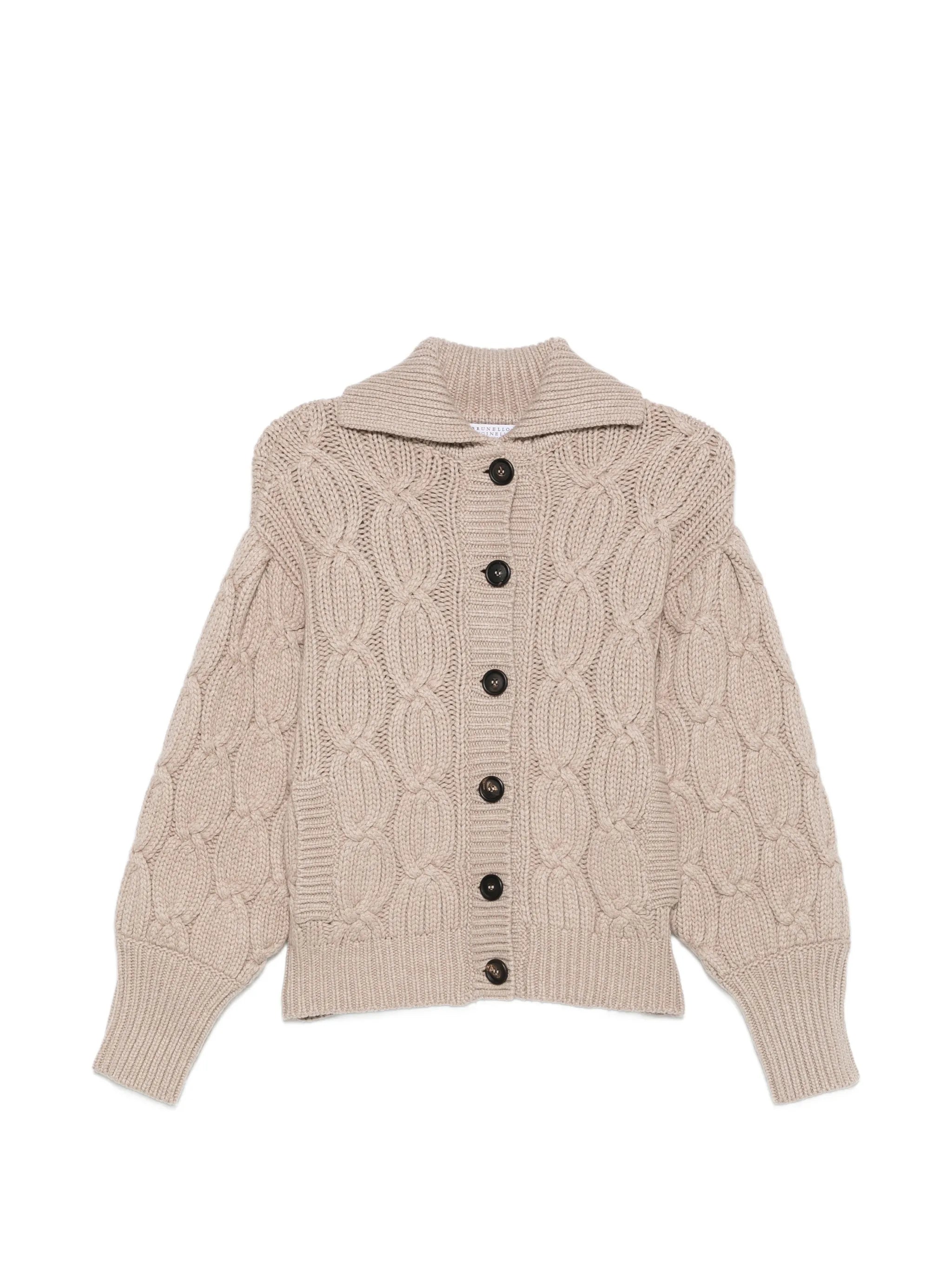 Brunello Cucinelli Brunello Cucinelli Cable-knit Button-up Cardigan