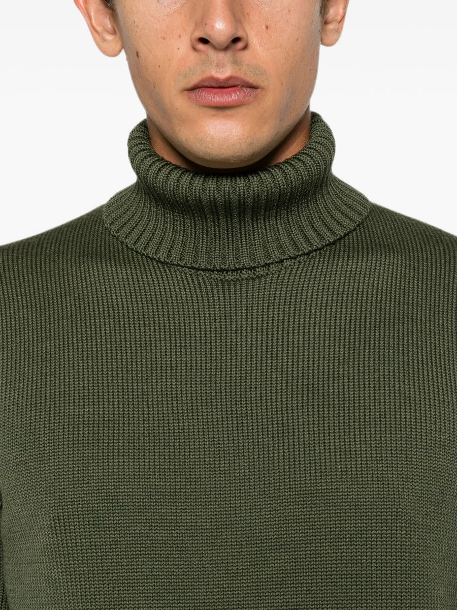 Zanone Zanone Roll-neck Ribbed Sweater, view 3