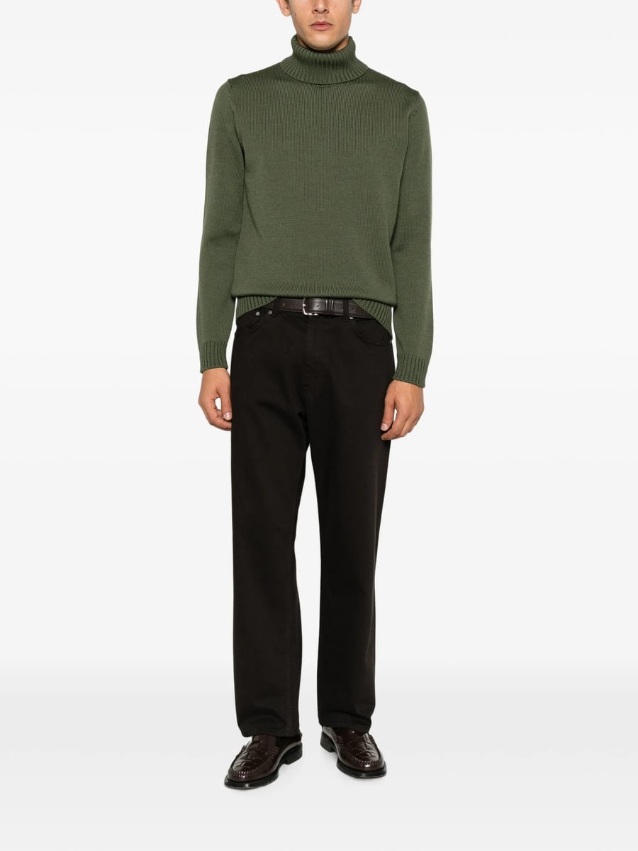 Zanone Zanone Roll-neck Ribbed Sweater, view 4