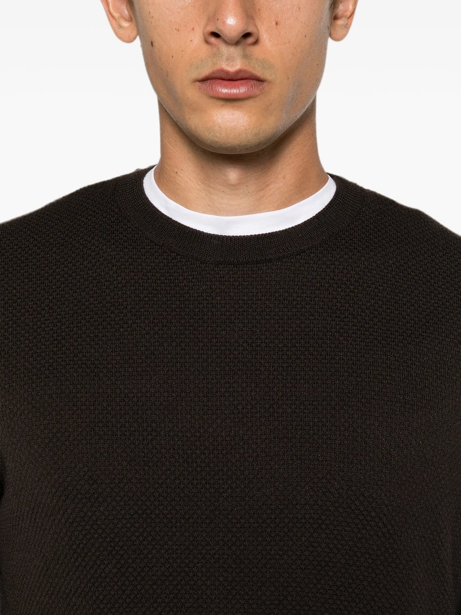 Zanone Zanone Waffle-knit Sweater, view 2