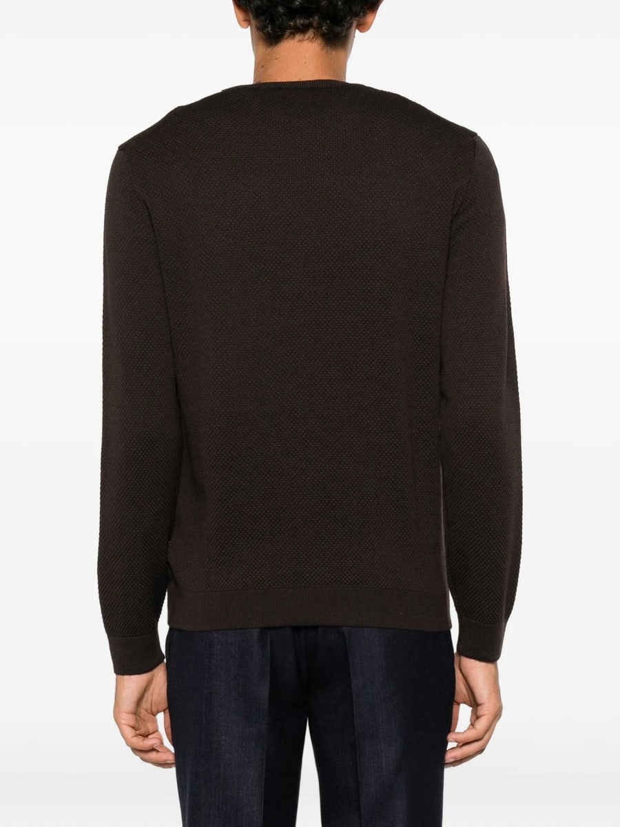 Zanone Zanone Waffle-knit Sweater, view 5