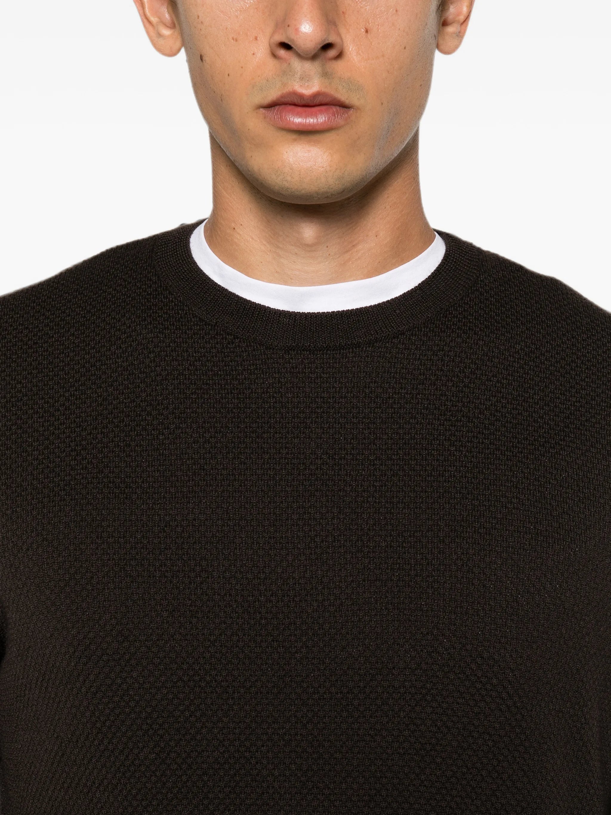 Zanone Zanone Waffle-knit Sweater, view 2