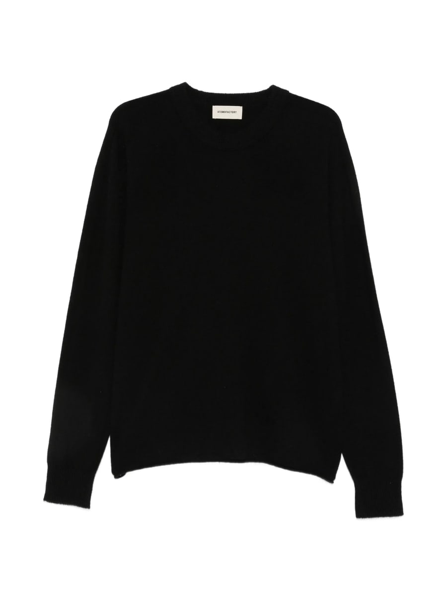 Atomo Factory Atomo Factory Crew-neck Ribbed-trim Sweater