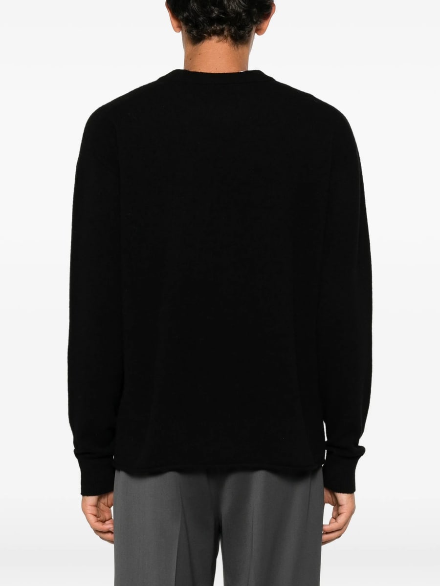 Atomo Factory Atomo Factory Crew-neck Ribbed-trim Sweater, view 2