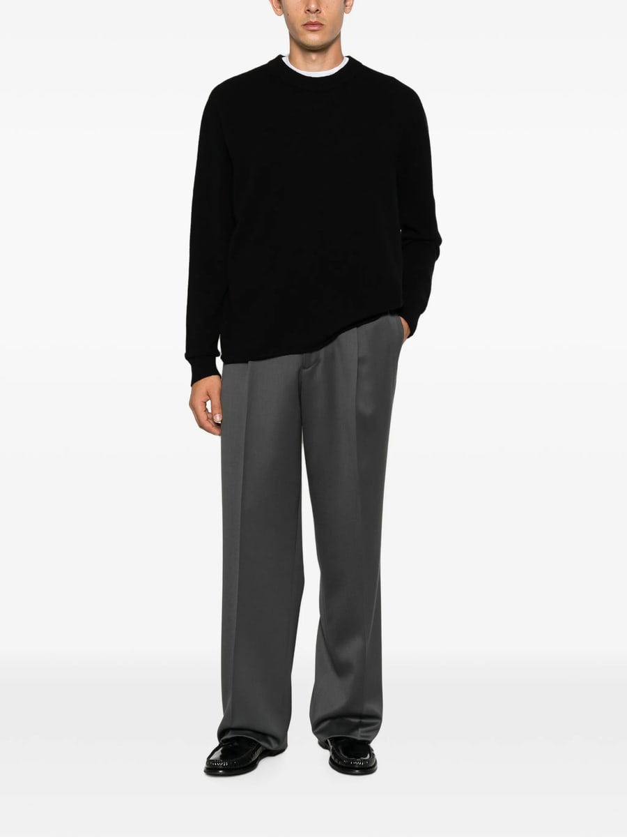 Atomo Factory Atomo Factory Crew-neck Ribbed-trim Sweater, view 3