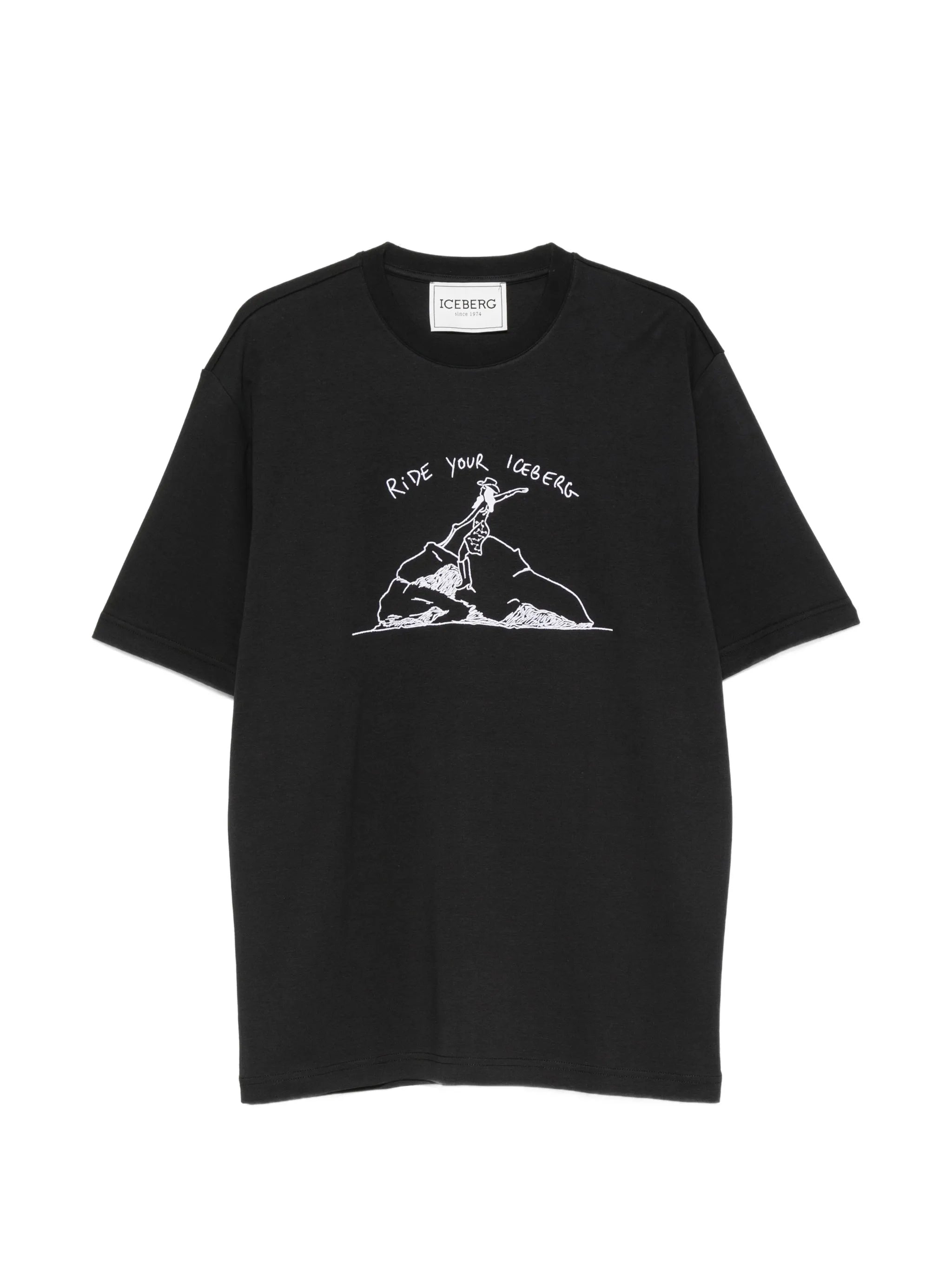 Iceberg Iceberg Short-sleeve Embroidered T-shirt