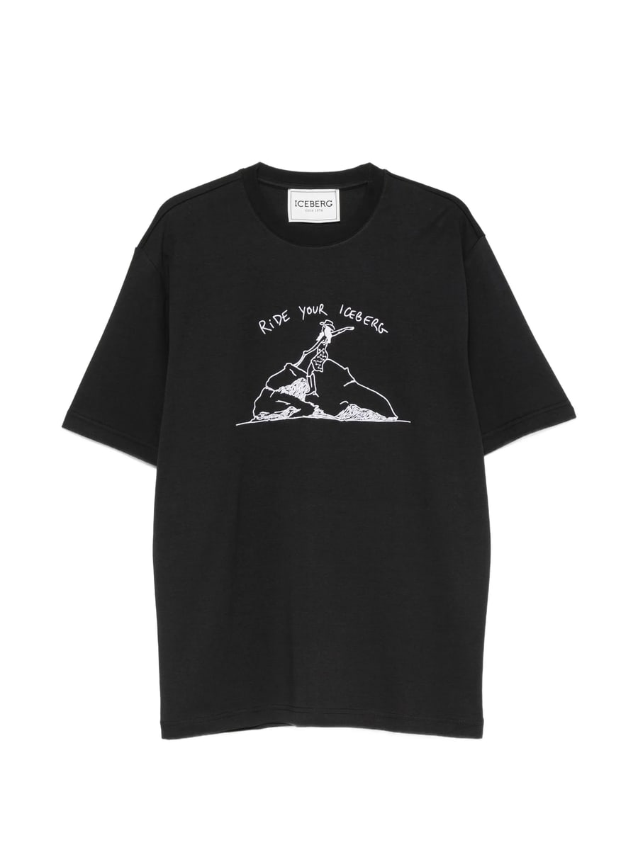 Iceberg Iceberg Short-sleeve Embroidered T-shirt