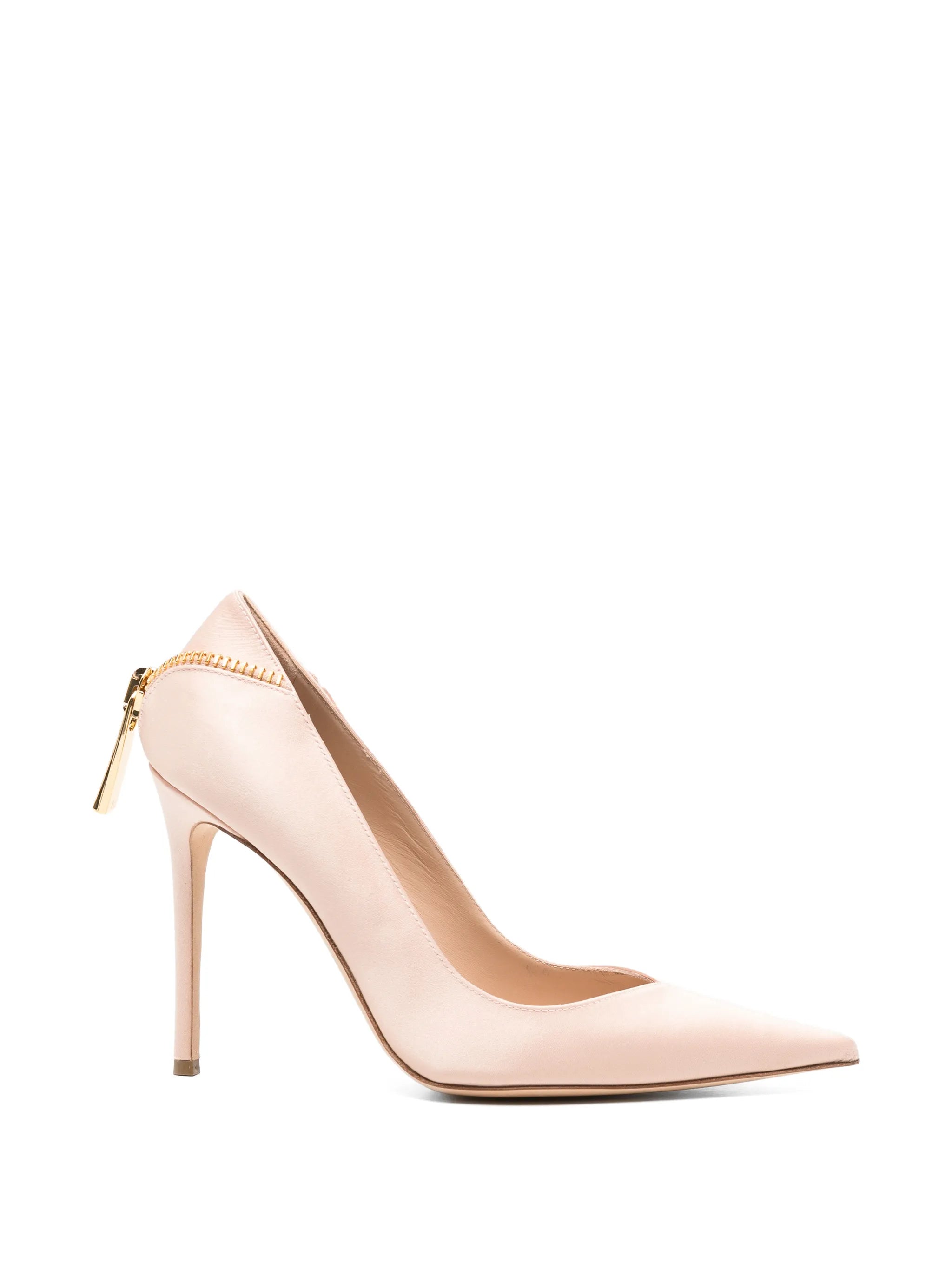 Elisabetta Franchi Elisabetta Franchi Zip-detail Pointed-toe Heeled Pumps