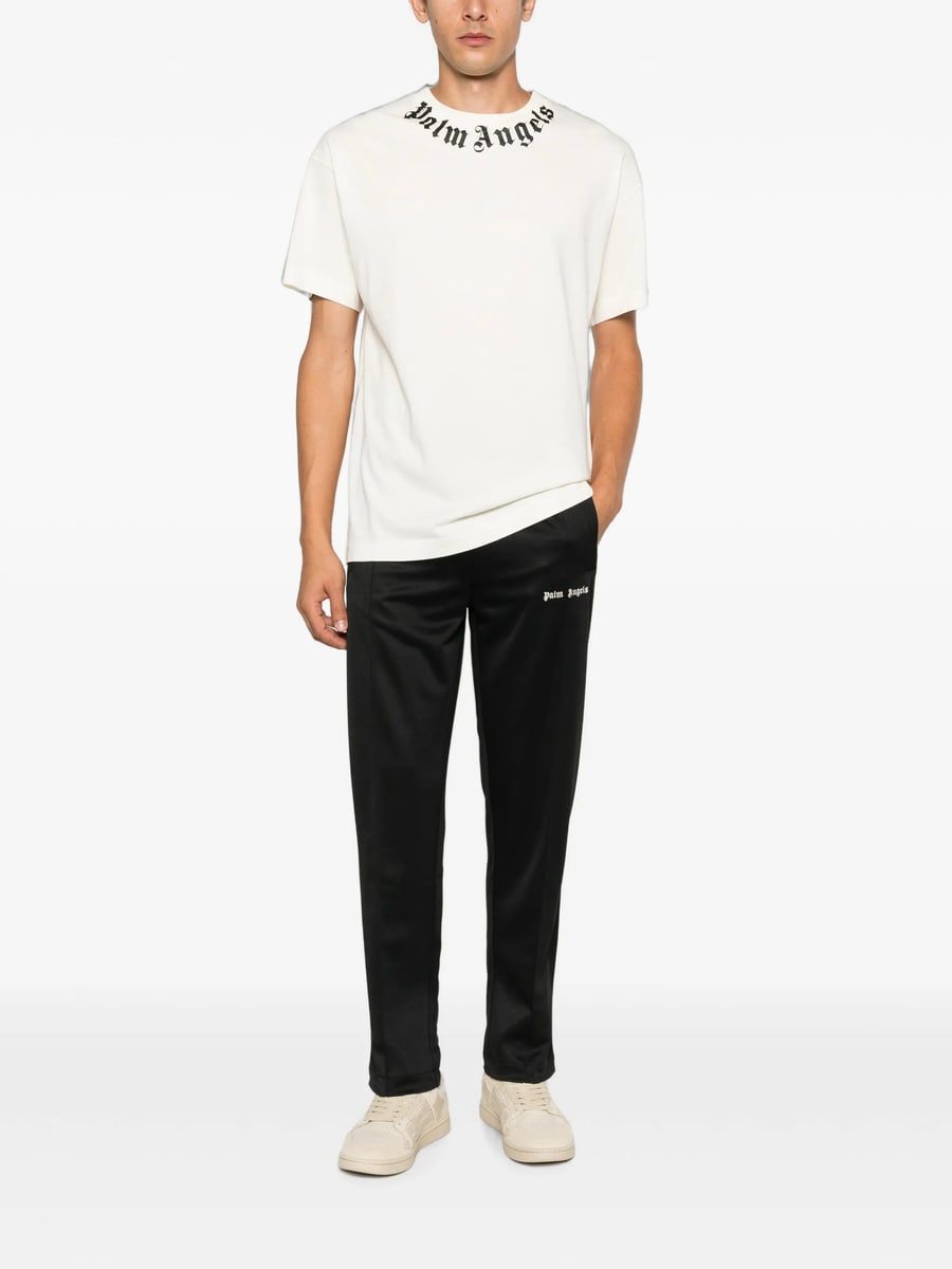 Palm Angels Palm Angels Neck Logo Printed T-shirt, view 3