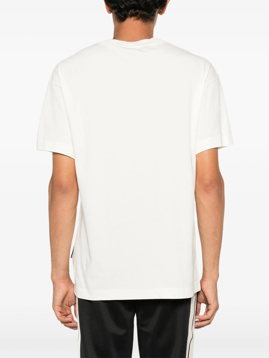 Palm Angels Palm Angels Neck Logo Printed T-shirt, view 5