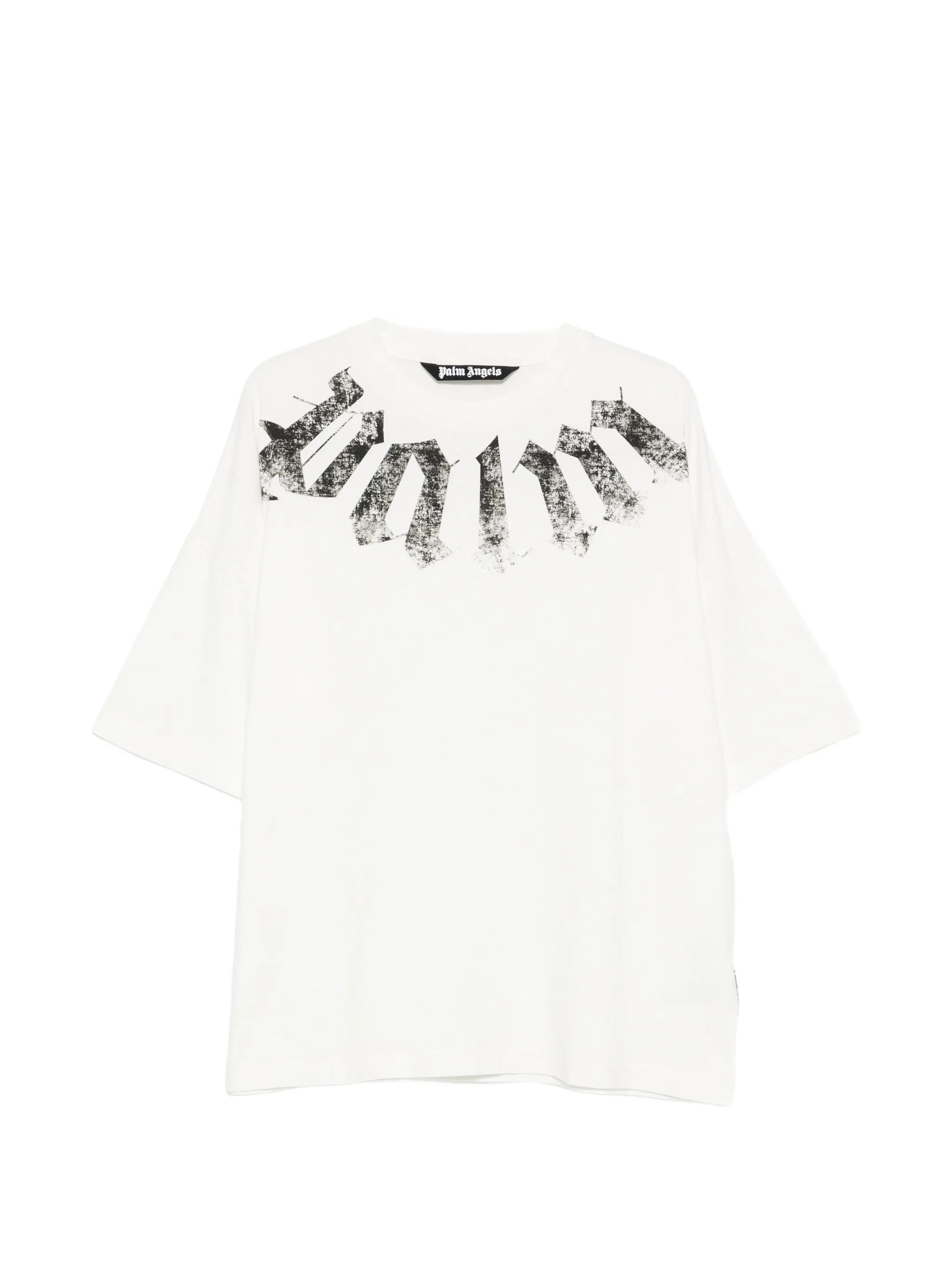 Palm Angels Palm Angels Big Neck Logo Printed T-shirt