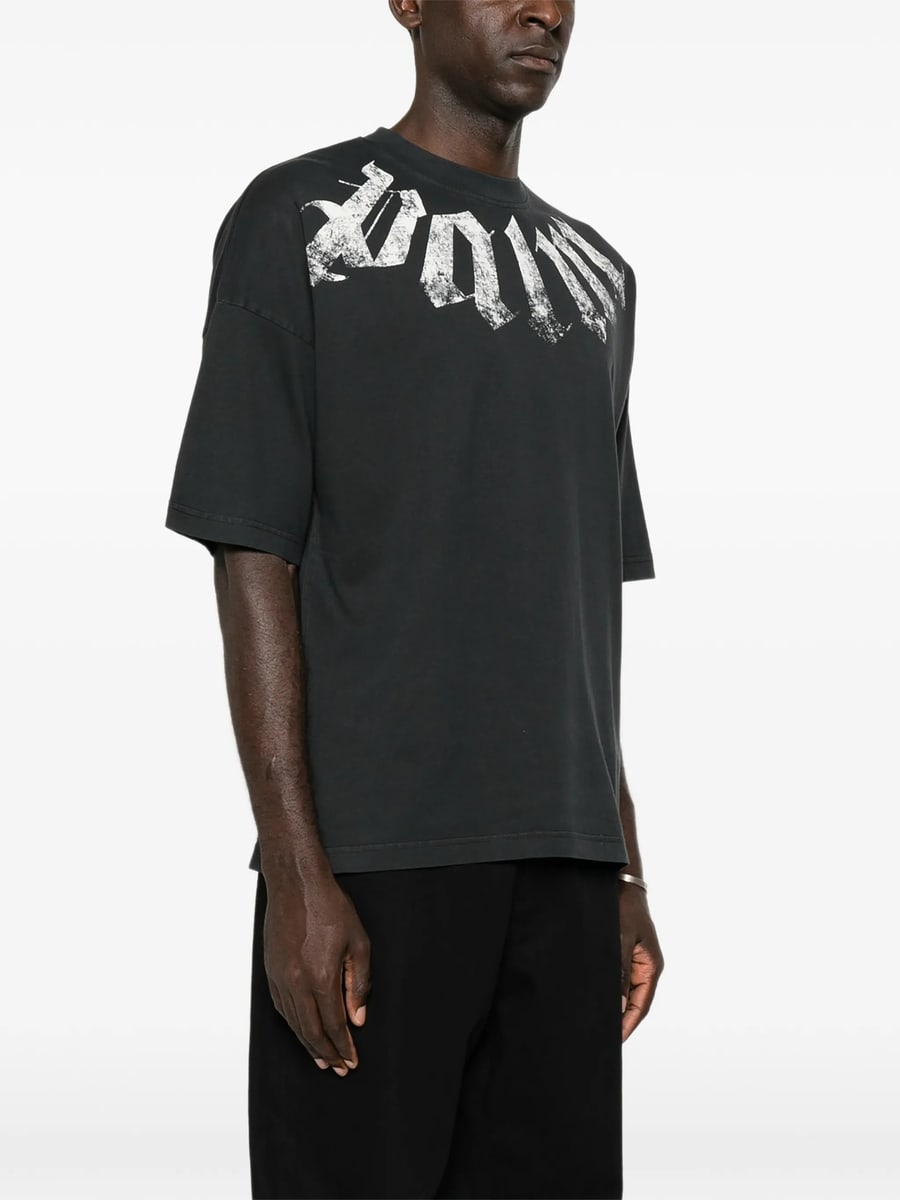 Palm Angels Palm Angels Big Neck Logo Printed T-shirt, view 5