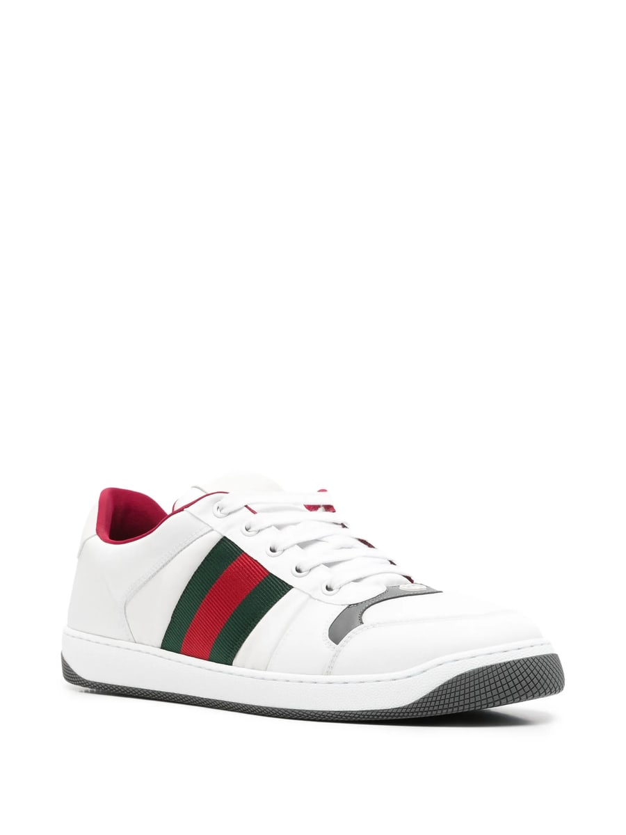 Gucci Gucci Web-stripe Interlocking G Sneakers, view 2