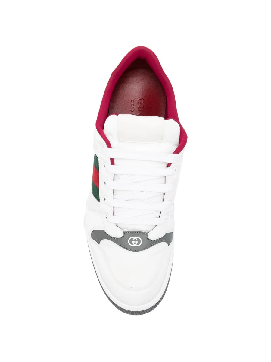 Gucci Gucci Web-stripe Interlocking G Sneakers, view 3
