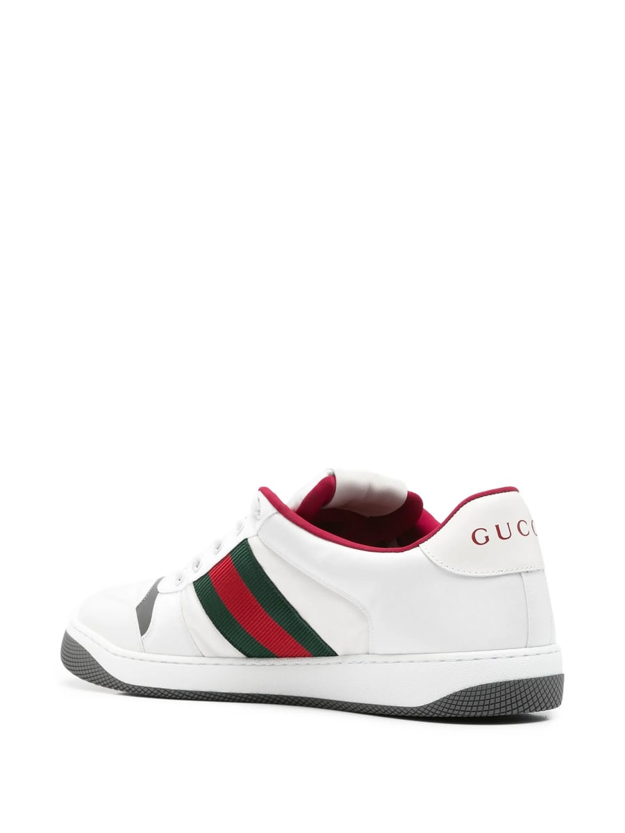 Gucci Gucci Web-stripe Interlocking G Sneakers, view 4