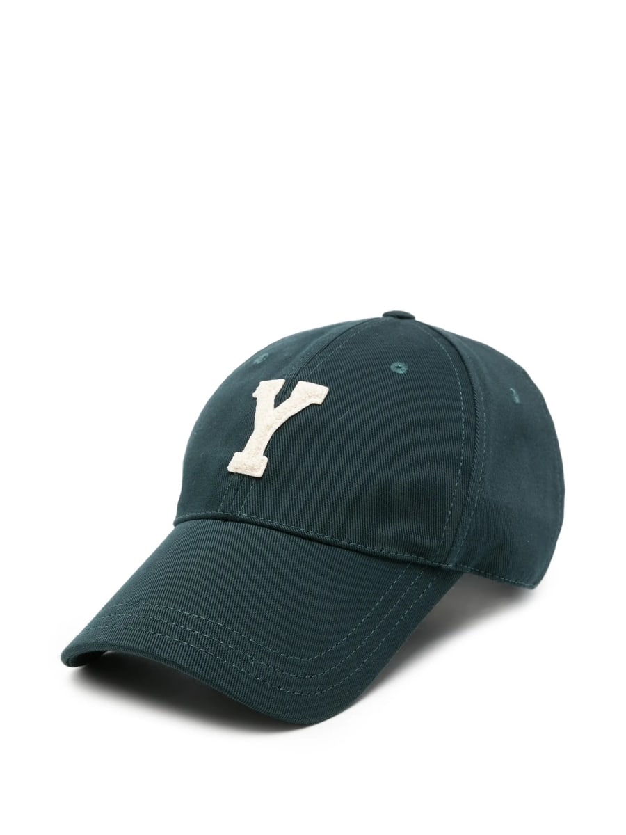 Saint Laurent Saint Laurent Logo-patch Baseball Cap