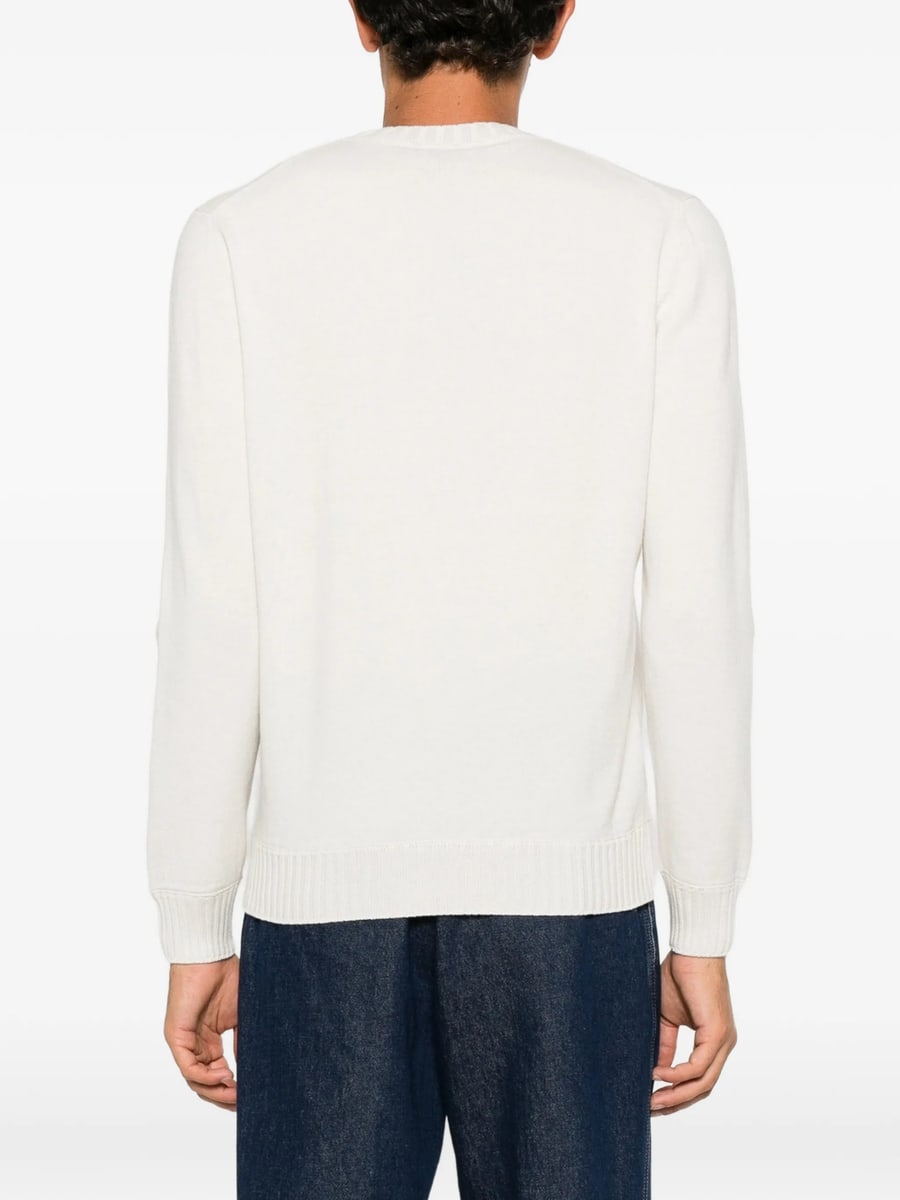 Magazzino Ricambi Magazzino Ricambi Ribbed-trim Crew-neck Sweater, view 4