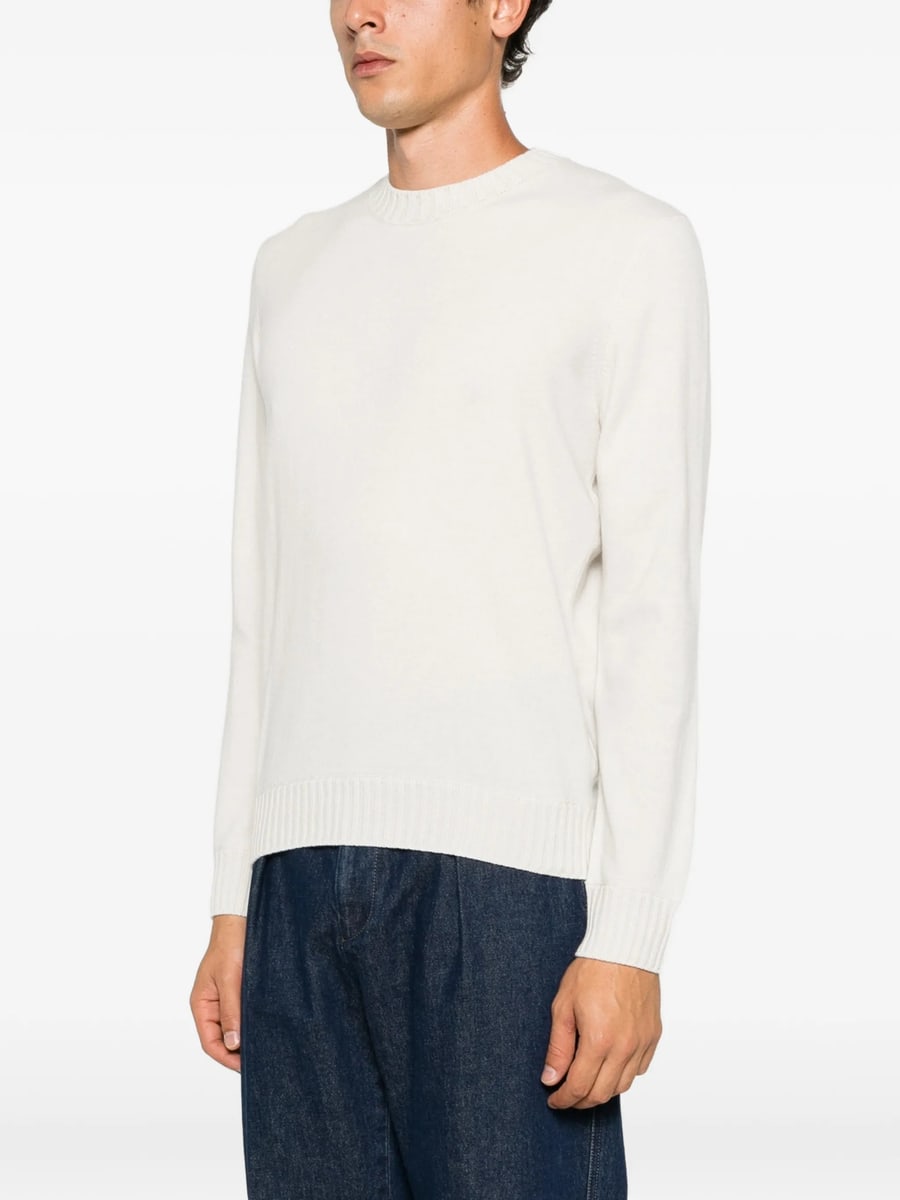 Magazzino Ricambi Magazzino Ricambi Ribbed-trim Crew-neck Sweater, view 5