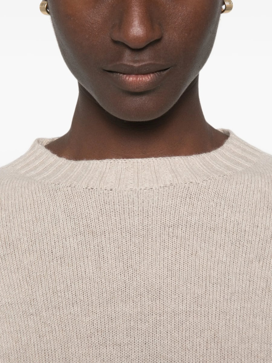 Aragona Aragona Ribbed-trim Crew Neck Sweater, view 4