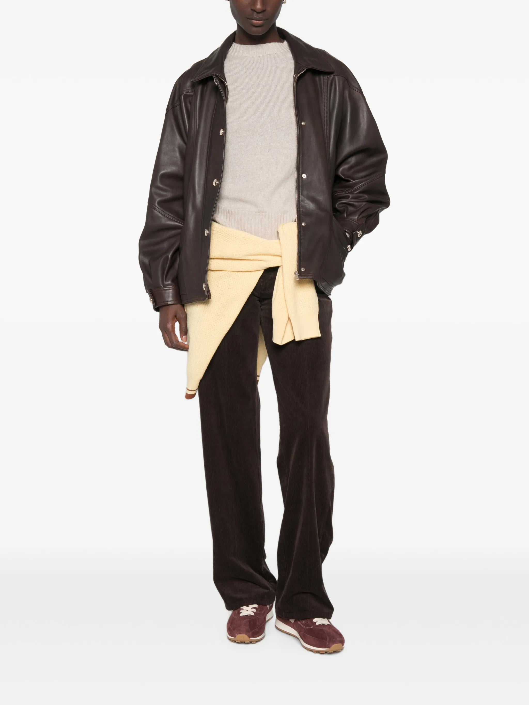 Aragona Aragona Ribbed-trim Crew Neck Sweater, view 2