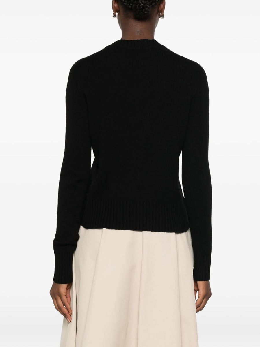Aragona Aragona V-neck Ribbed-trim Sweater, view 3