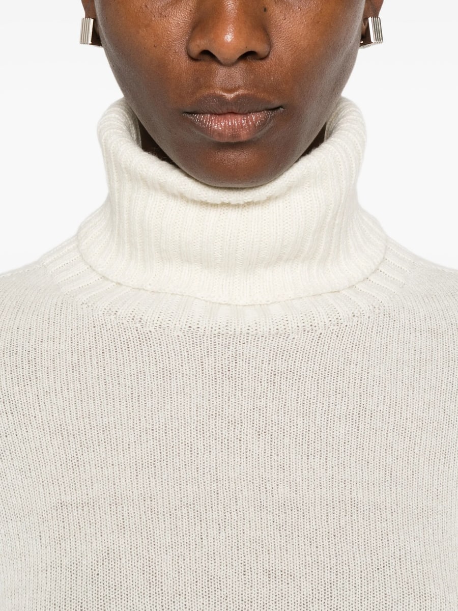 Aragona Aragona Roll-neck Ribbed-trim Sweater, view 5