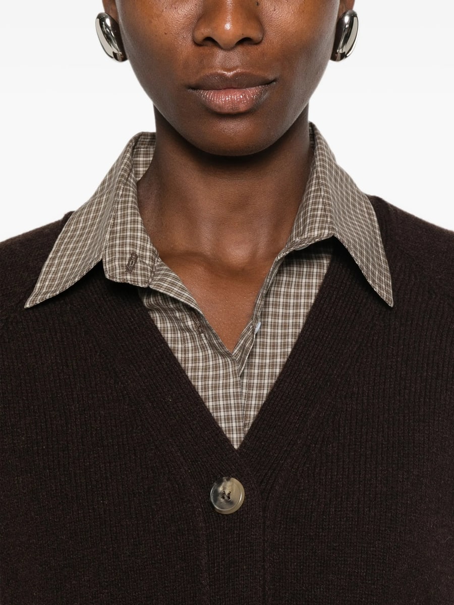 Aragona Aragona V-neck Button-up Cardigan, view 3