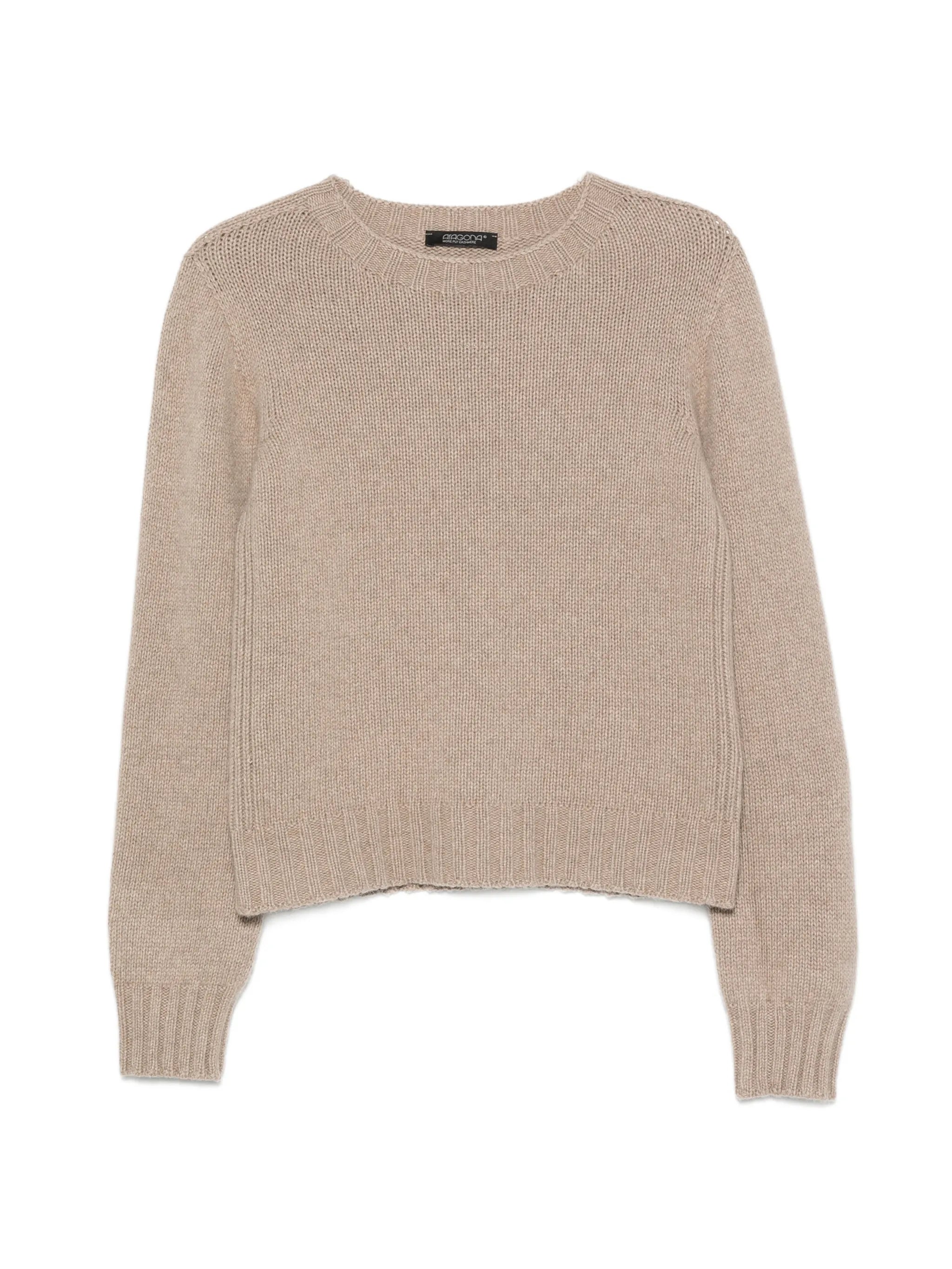 Aragona Aragona Long-sleeve Ribbed-knit Sweater