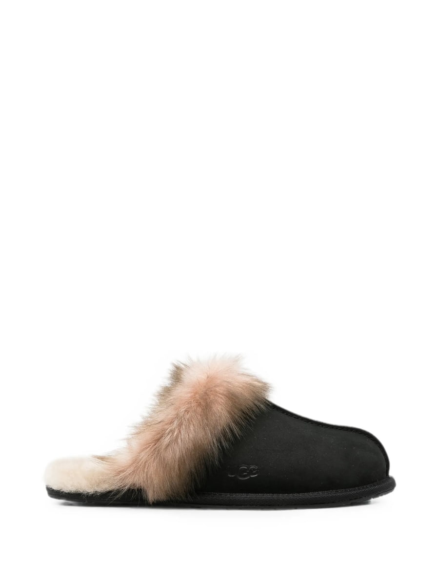 UGG Ugg Shearling-trim Slip-on Slippers