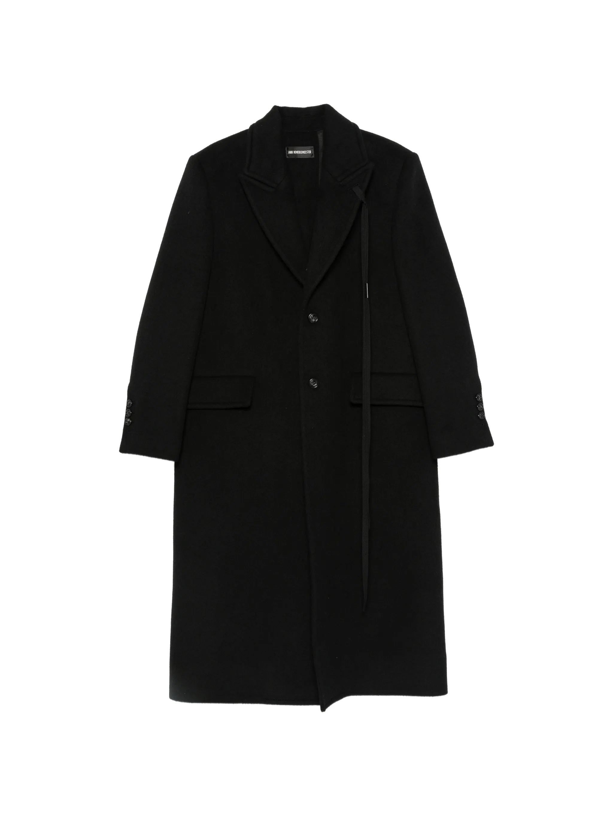 Ann Demeulemeester Ann Demeulemeester Single-breasted Notched-lapels Wool Coat