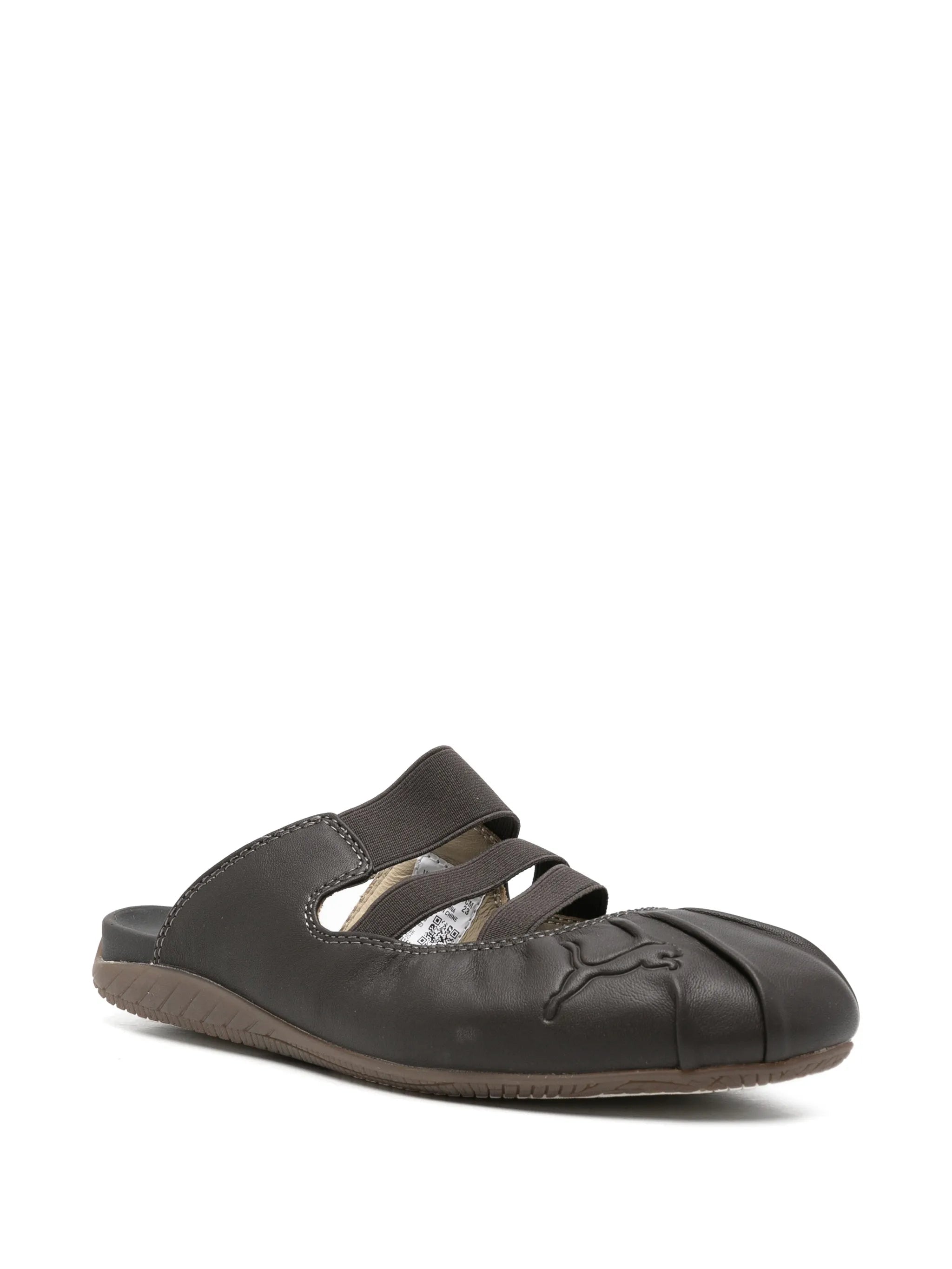 Puma Puma Speedcat Logo-embossed Leather Mules, view 2