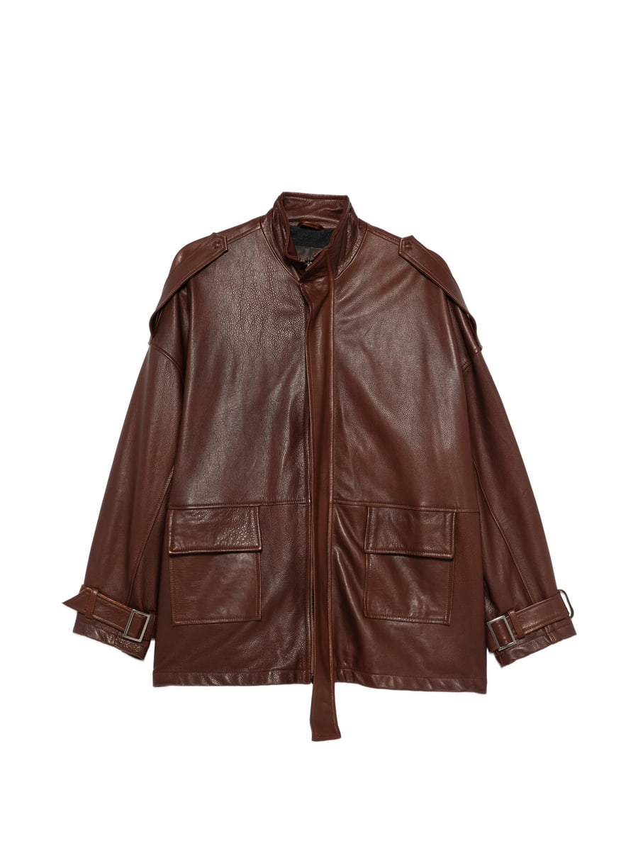 Giorgio Brato Giorgio Brato Leather Zip-up Jacket