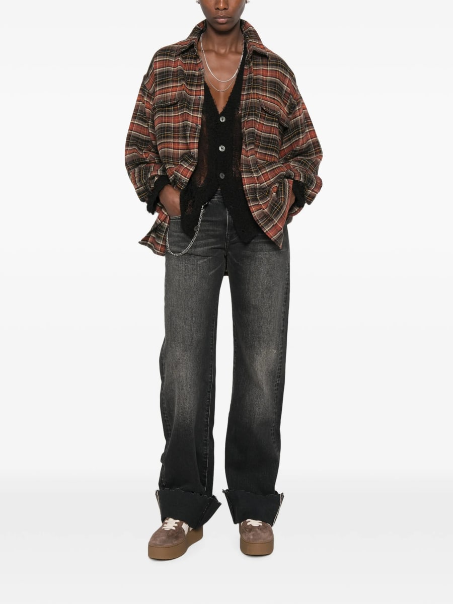 R13 R13 Plaid Buttoned Shirt, view 3