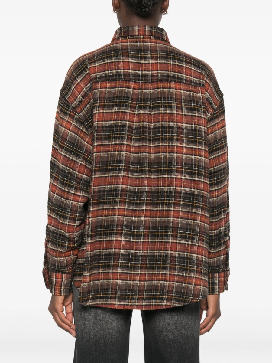 R13 R13 Plaid Buttoned Shirt, view 4