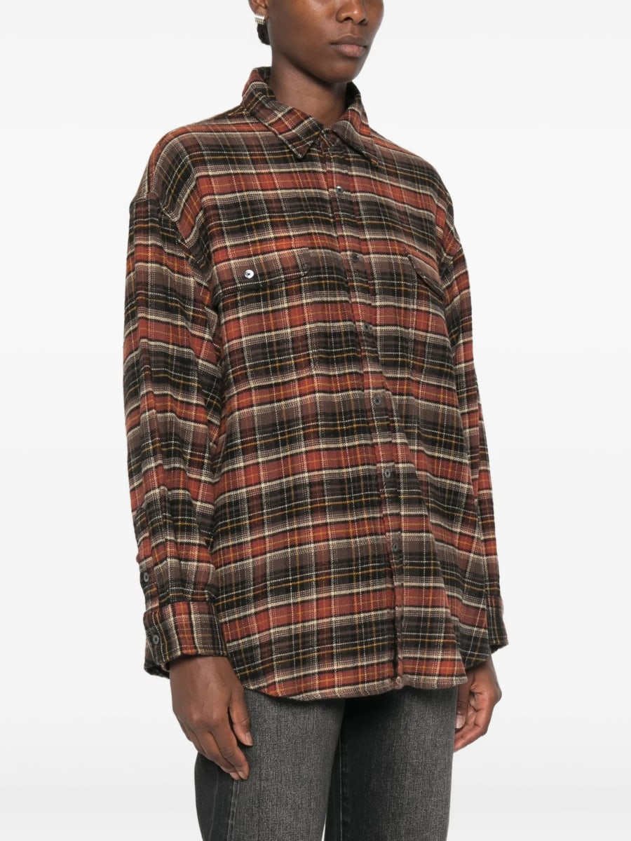 R13 R13 Plaid Buttoned Shirt, view 5