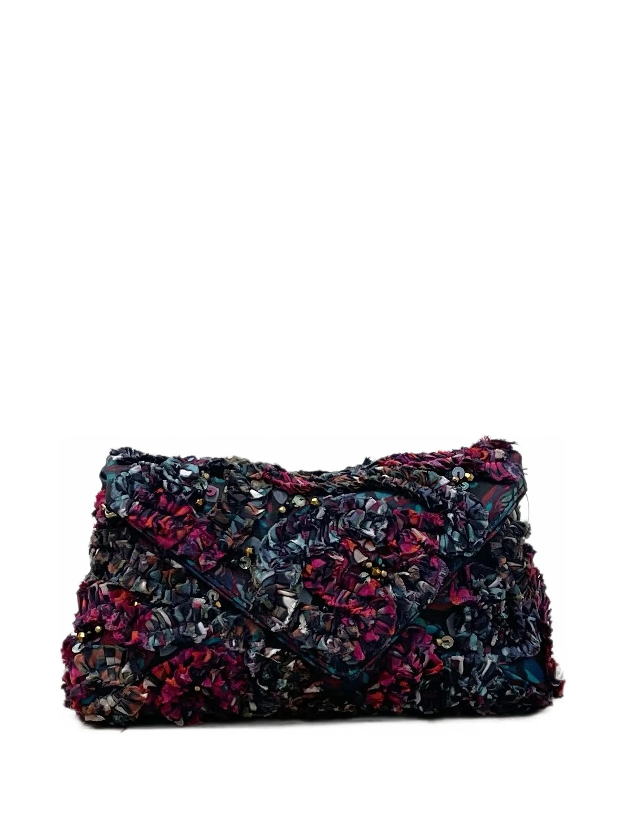 Dries Van Noten Dries Van Noten Ruffled Envelope Clutch Bag