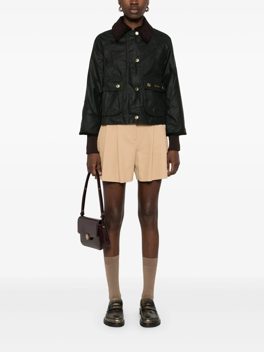 Barbour Barbour Beadnell Waxed Cropped Jacket, view 2