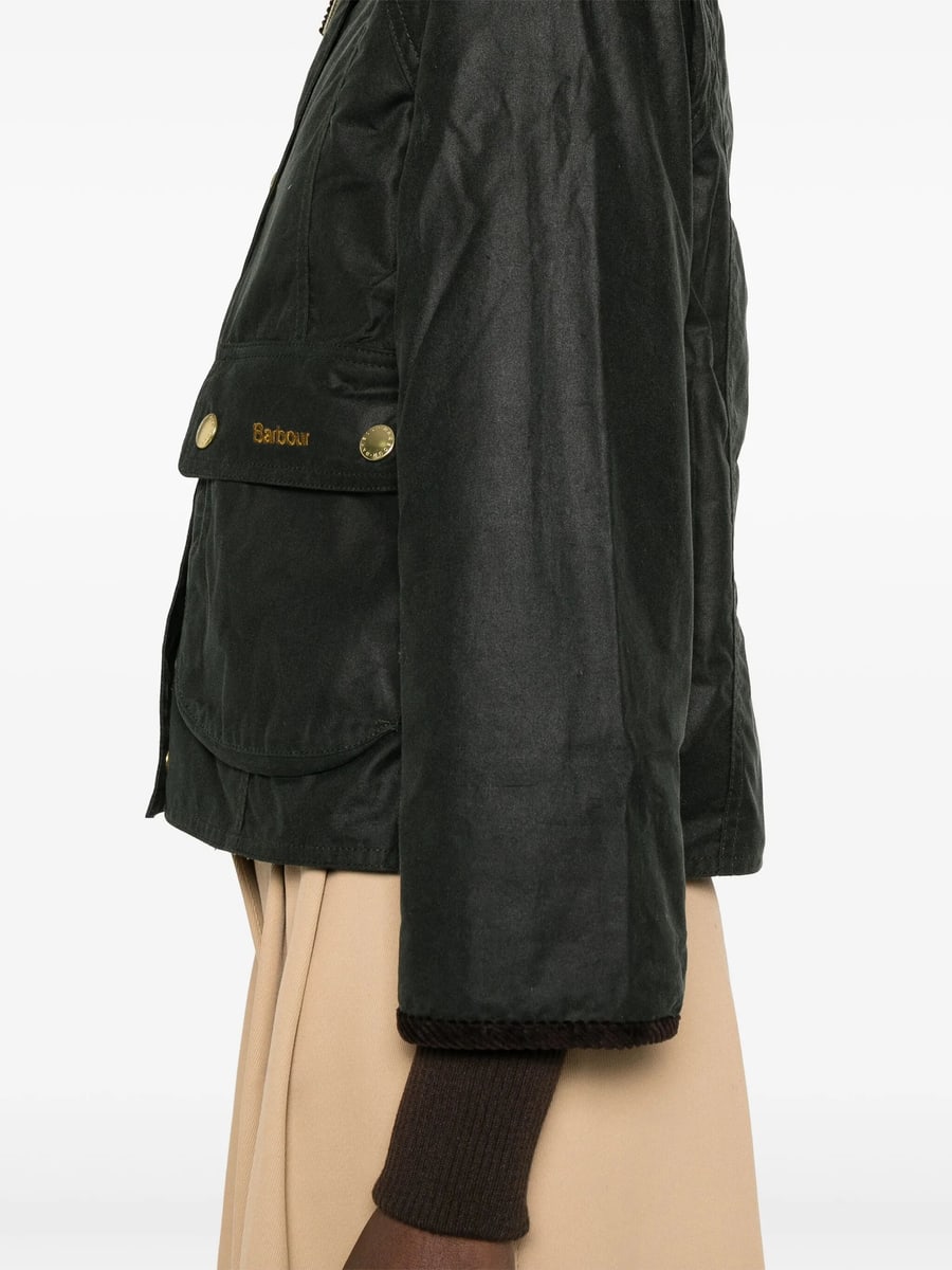 Barbour Barbour Beadnell Waxed Cropped Jacket, view 3